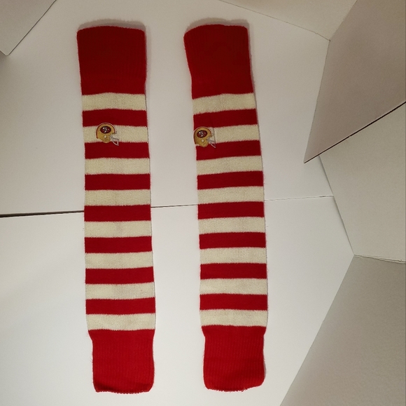 Vintage 1980's San Francisco 49ers Leg Warmers Arm Warmers EVC. One Size - Picture 4 of 15